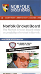 Mobile Screenshot of norfolkcricket.co.uk